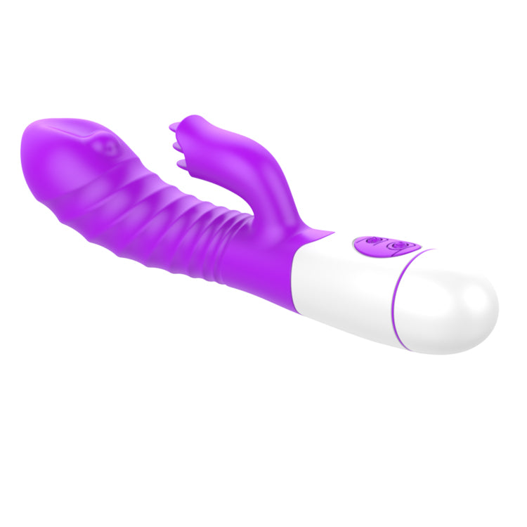 30 Speeds Dual Vibration G Spot Clitoral Stimulator Sex Vibrator
