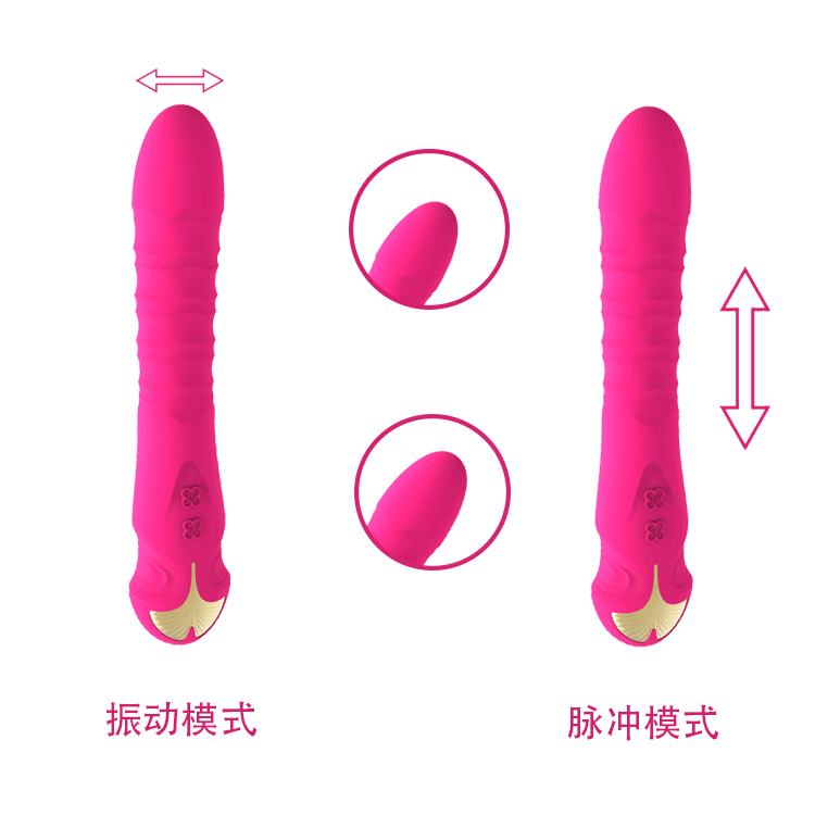 Pulsing Stimulation Pussy and Anal Vibrator