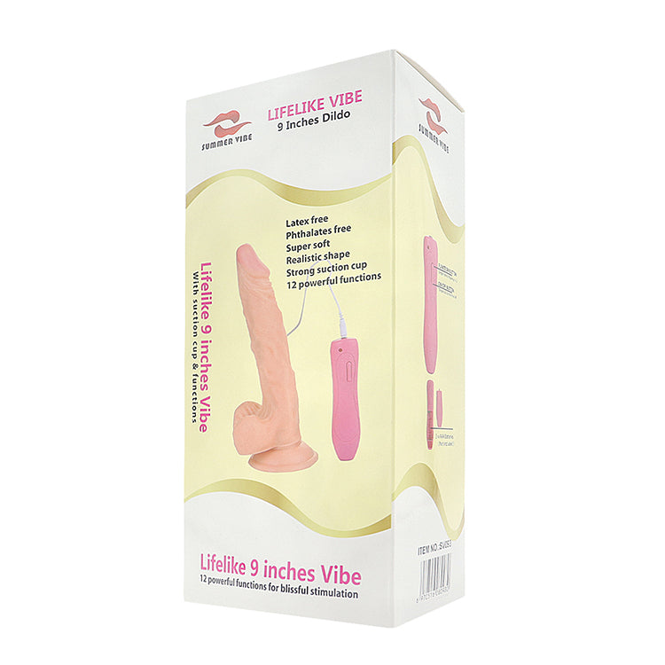 9.0" Inch Huge Vibrating Realistic Dildo Sex toys for women
