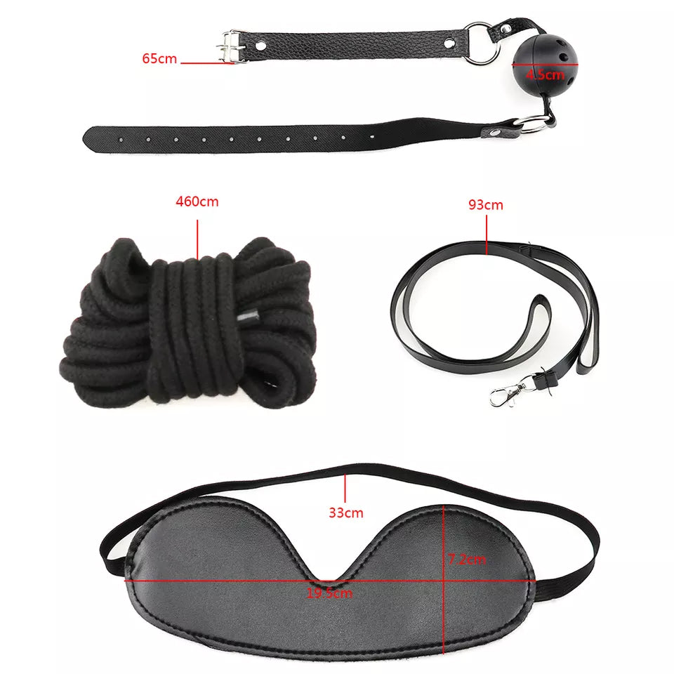 7 Pieces Set Sex Toys for Women BDSM Bondage Restraints Kit