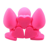 New Heart Shaped Anal Plug in Pakistan Pink Silicone Butt Plug Anal Beads - High Quality