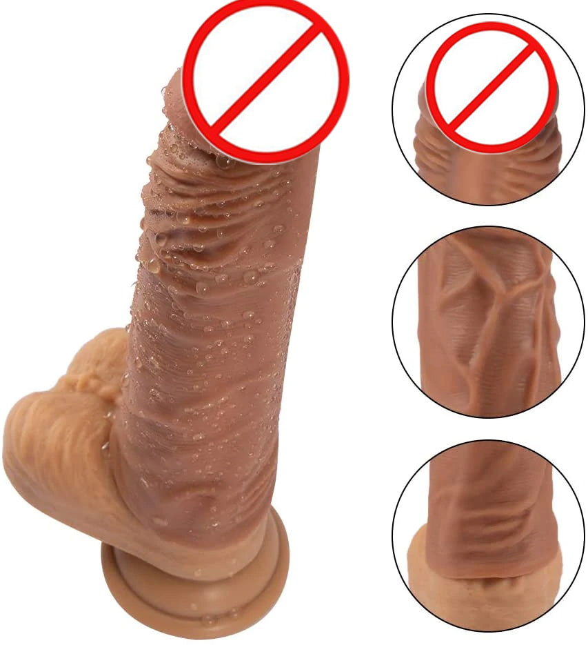 Silicone Penis Sleeve Extender in Pakistan Enlargement Thick Realistic Erotic Penis Cover Sex Toy for Men Flesh