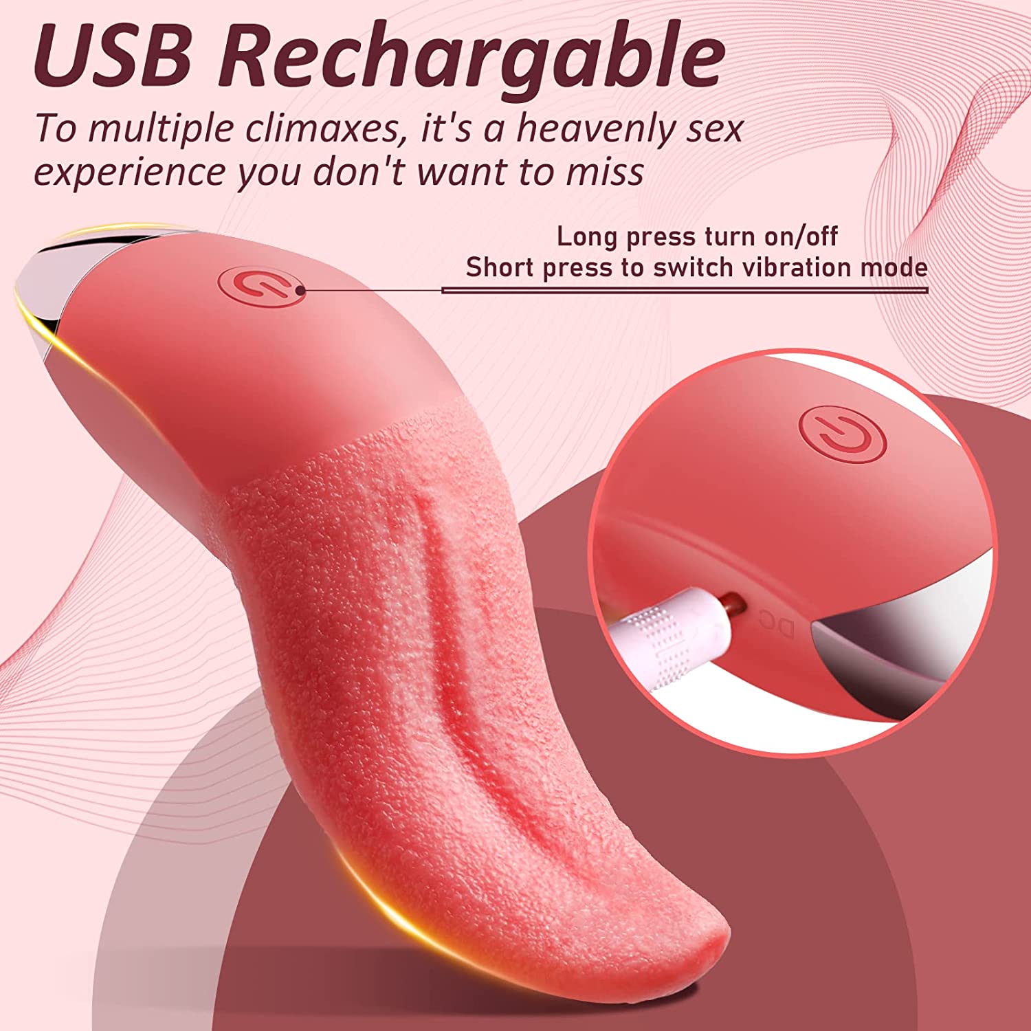 Clitoral Tongue Licking Vibrator