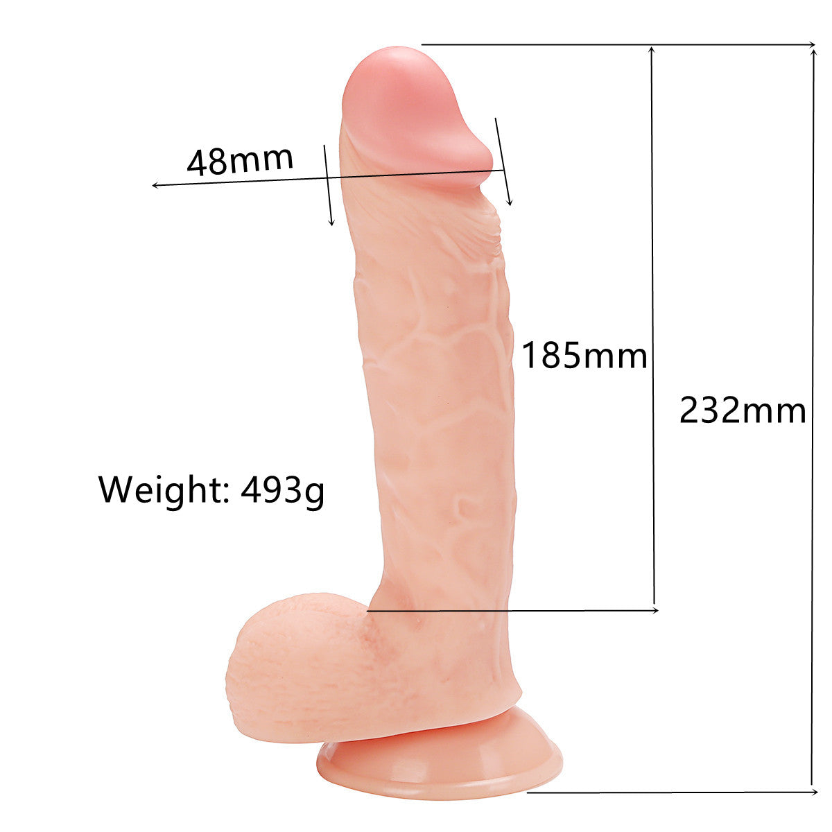 9.13 Inch Realistic Dildo