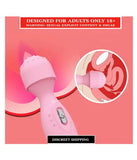 Mini Vibrator Wand Sex Toys in Pakistan Best 2 Speed Magic Massager For Lady Masturbation - PinkVibrator Wand Sex Toys