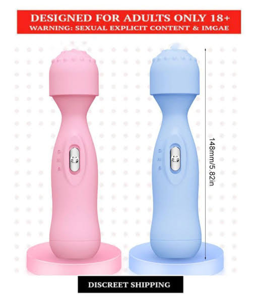 Mini Vibrator Wand Sex Toys in Pakistan Best 2 Speed Magic Massager For Lady Masturbation - PinkVibrator Wand Sex Toys