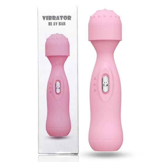 Mini Vibrator Wand Sex Toys in Pakistan Best 2 Speed Magic Massager For Lady Masturbation - PinkVibrator Wand Sex Toys