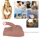 Dildo Sex Doll Male Body Torso for Women G-spot 3d Realistic Dildo Sex Toy