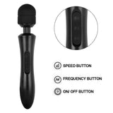 Big Size Magic Wand Vibrator Massager G Spot Stimulator Silicone Large Vibrators for Women Dildo Adult Sex Toys for Woman