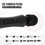 Big Size Magic Wand Vibrator Massager G Spot Stimulator Silicone Large Vibrators for Women Dildo Adult Sex Toys for Woman