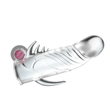  Powerful Vibrating Crystal Penis Sleeve in Pakistan
