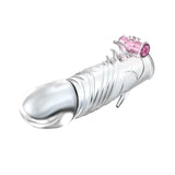  Powerful Vibrating Crystal Penis Sleeve in Pakistan
