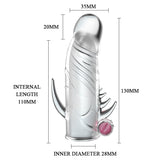  Powerful Vibrating Crystal Penis Sleeve in Pakistan
